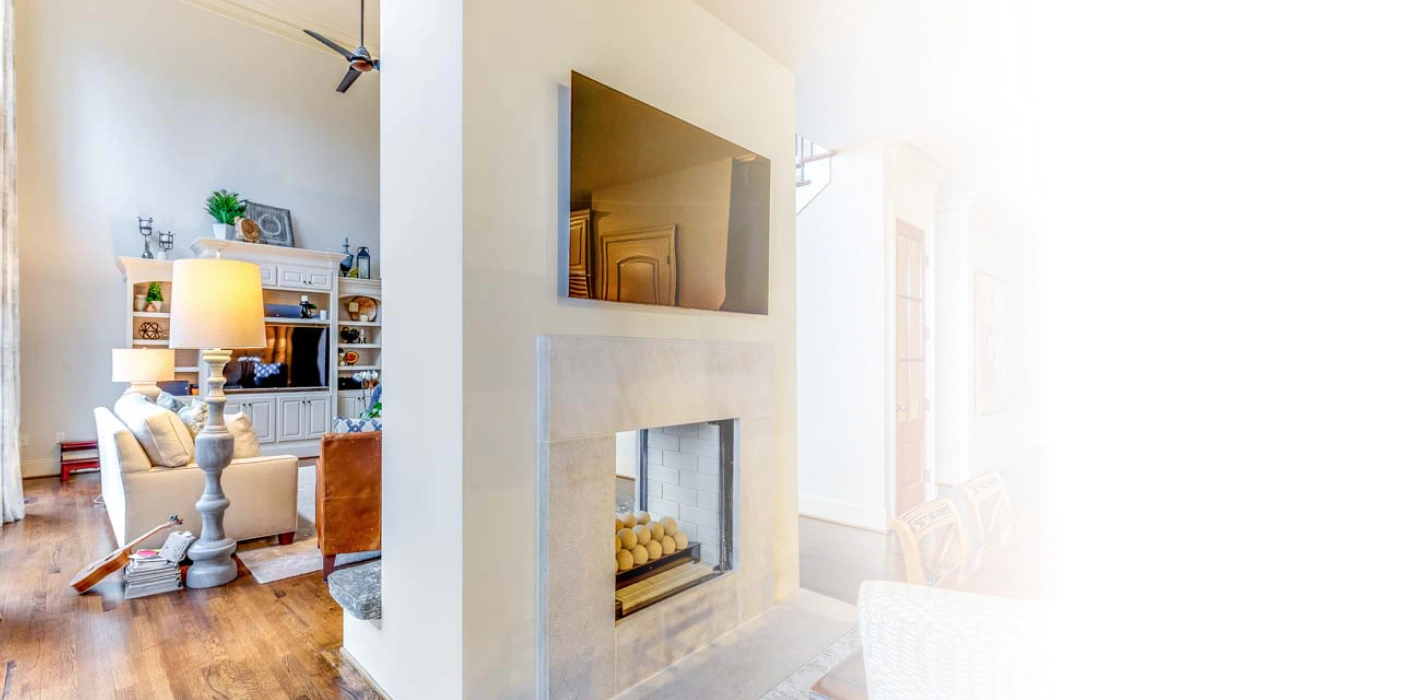 interior of a remodeled property